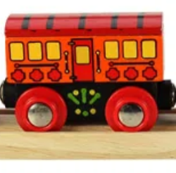 Bigjigs houten passagiers trein BJ-BJ412 3
