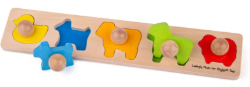 Bigjigs puzzel grote knoppen dieren BJ-BB041 1