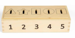 Bigjigs houten sorteerbox kleuren, vormen en cijfers BJ-37010 5