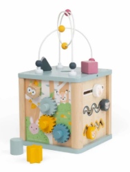Bigjigs activiteiten kubus rustige kleuren BJ-38038 1