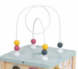 Bigjigs activiteiten kubus rustige kleuren BJ-38038 3