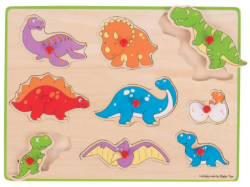 Bigjigs knoppenpuzzel Dino BJ-BJ257 2