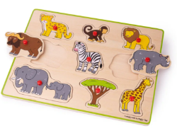 Bigjigs knoppenpuzzel safari BJ-BJ258 2