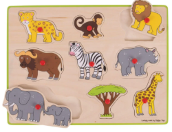 Bigjigs knoppenpuzzel safari BJ-BJ258 3