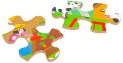 Bigjigs vloerpuzzel hout boerderij 48 stukjes BJ-BJ913 4
