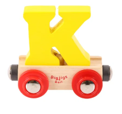 Bigjigs letter K naamtrein BJ-BR111 1