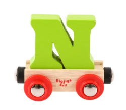 Bigjigs letter N naamtrein BJ-BR114 1