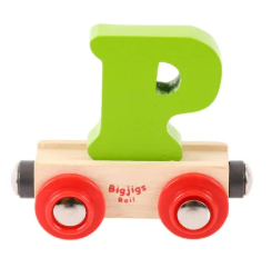 Bigjigs letter P naamtrein BJ-BR116 1