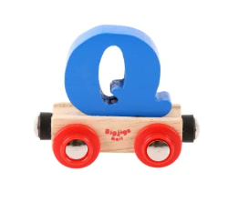 Bigjigs letter Q naamtrein BJ-BR117 1