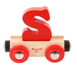 Bigjigs letter S naamtrein BJ-BR119 1