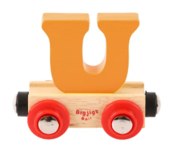 Bigjigs letter U naamtrein BJ-BR121 1