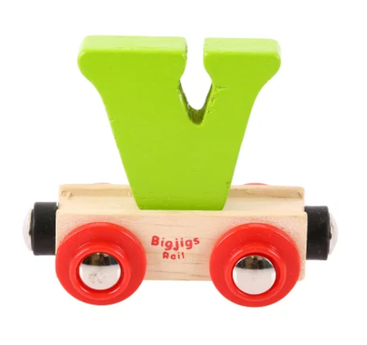 Bigjigs letter V naamtrein BJ-BR122 1