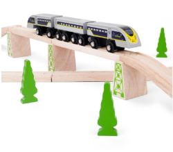 Bigjigs Eurostar e320 snelheidstrein trein BJ-BJT476 4