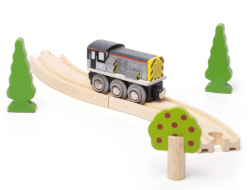 Bigjigs Houten trein diesel 8 Shunter BJ-BJT498 5
