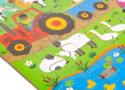 Bigjigs Vloerpuzzel Hout Boerderij – 48 Stuks – 3+ Jaar