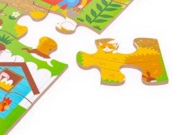 Bigjigs Vloerpuzzel Hout Boerderij – 48 Stuks – 3+ Jaar