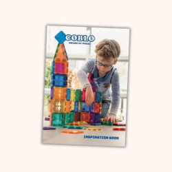 Coblo Classic Magnetische tegels Knikkerbaan 100 stuks Inspiratieboekje