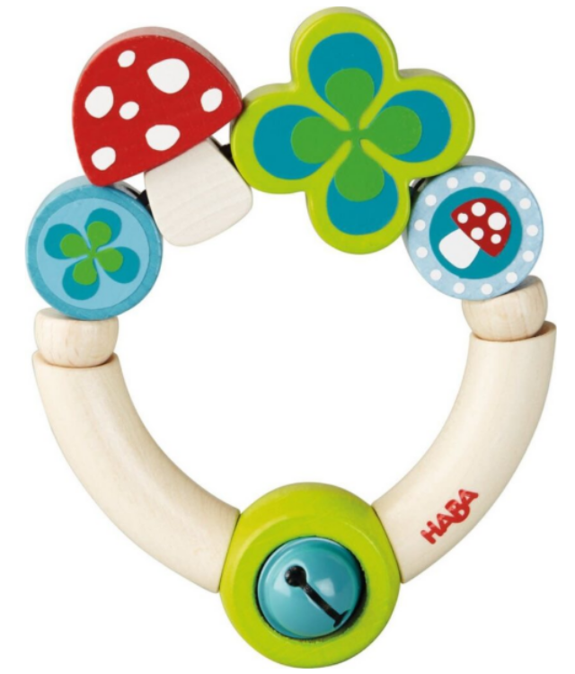 HABA houten bijt- en grijpring Paddestoel Ring