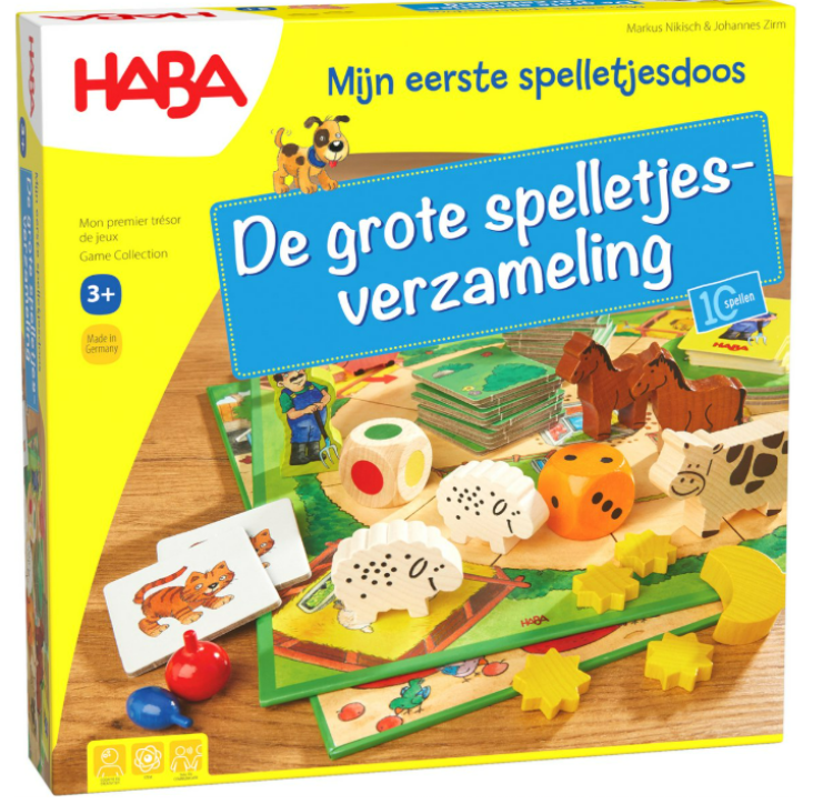 HABA Mijn eerste spelletjesdoos 10 spellen Verpakking