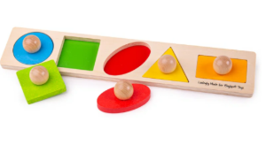 Bild für Kategorie Puzzels met grote knoppen & opliggende stukken vanaf 1 jaar