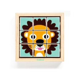 Djeco - houten draaipuzzel - Tournanimo - vanaf 2 jaar