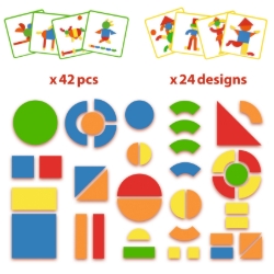 Djeco Géoforme – Magnetisch Creatief Spel – Vanaf 4 Jaar