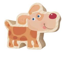 My 1st Block World Hond Gustav Voorkant