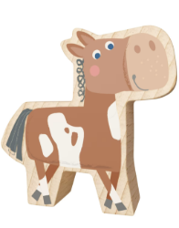 My 1st Block World Paard Paul Voorkant