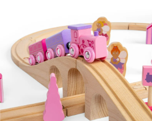 Afbeelding voor categorie Bigjigs Treinbaan, Sets & Treinen Roze