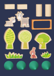 My 1st Block World Bos en weide Inhoud