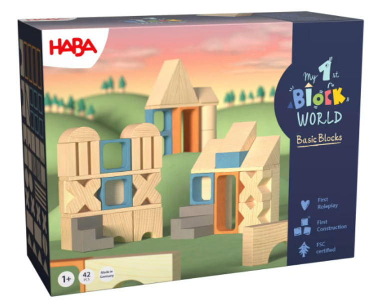 My 1st Block World XL bouwstenenset 42 delen Verpakking