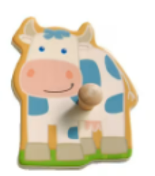 HABA Geluidenpuzzel Op de boerderij Koe