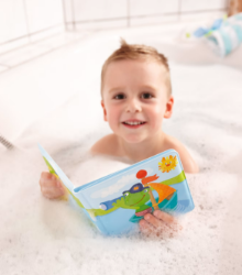 HABA Badboekje Kapitein Kikker Spelend kindje