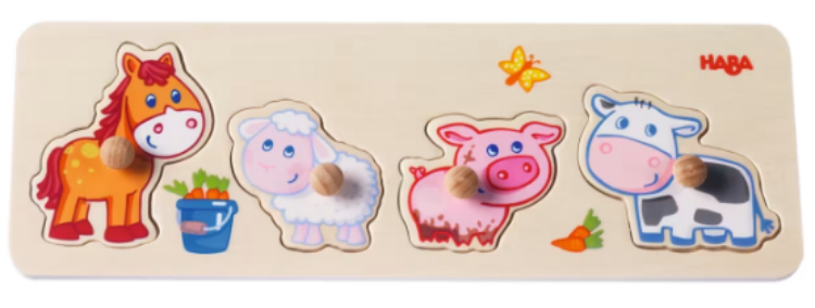 HABA Grijpspelpuzzel Boerderij