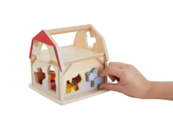 HABA Sorteerbox en Speelhuis Boerderij