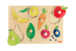 HABA Houten Knoppuzzel Kleuren Fruit