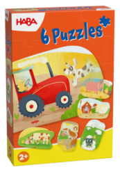 HABA Puzzels 6x 2 Stukjes Boerderij
