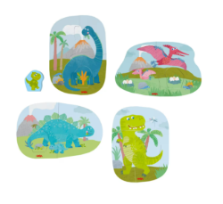 HABA Dinos Eerste Puzzels vier puzzels