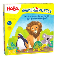 HABA spel en puzzel - De leeuw en zijn vriendjes