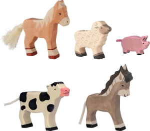 Image de la catégorie Holztiger Boerderijdieren