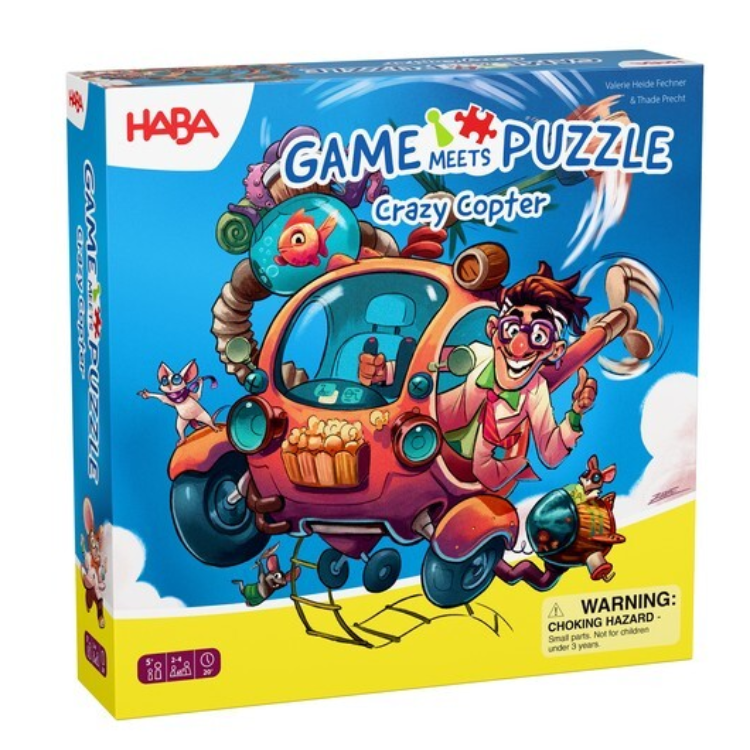 HABA puzzel en spel Crazy Copter