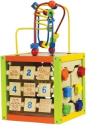 Primi Passi Activity Kubus 5-in-1 – Houten Motoriekspeelgoed 18m+