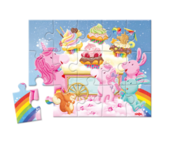 HABA Eenhoorn Flonkerglans – 3 Glinsterende Puzzels