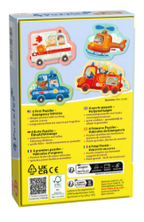 HABA - 4 eerste puzzels - Hulpvoertuigen