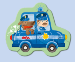 HABA - 4 eerste puzzels - Hulpvoertuigen