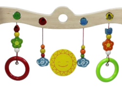Primi Passi Babygym zon, spiegel - Houten Babygym - Vanaf 0 Maanden