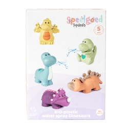 BIOplastic Waterspray Dino 5-delig – Duurzaam waterspeelgoed – Vanaf 18 maanden