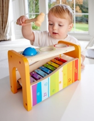 Hape Pound & Tap Bench – Hamerbank & Xylofoon – Vanaf 1 Jaar