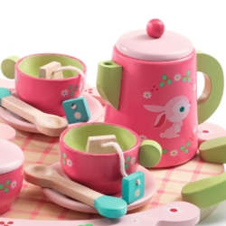 Djeco houten Theeservies Lili Rose met Taart – vanaf 3 jaar