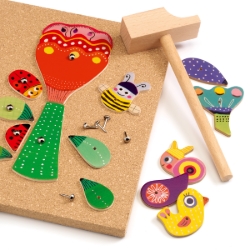 Djeco Tap Tap Tuin – Houten Hamertje-tik – vanaf 4 jaar